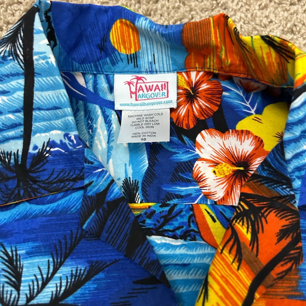 Hawaii Hangover Aloha Shirt with Floral Print